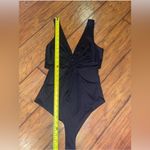 Rue 21 Black top bodysuit cut out sleeveless tank shirt woman’s medium Photo 5