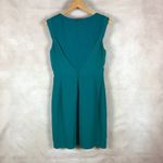 Green Pleated Wear to Work Sheath Dress NWT 6 Photo 2