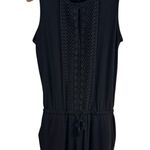 Ralph Lauren NWT Skinny Jersey Jumpsuit Women’s Size XS Black Cotton Romper Photo 5