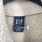 Gap Vintage Y2K  Womens Faux Shearling Red Fleece Vest Large Layering Button Down Photo 1