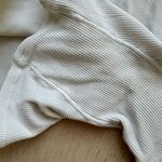 SKIMS  Womens Boxer Shorts Size XL Bone Ivory Pull On  Stretch Ribbed Logo Photo 5