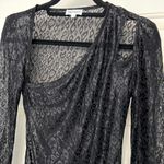 superdown  Black Lace Long Sleeve Bodysuit Sexy Photo 1
