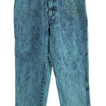 Gitano Vintage Women's 14 Short Blue Teal Denim Jeans High Rise Straight Photo 0