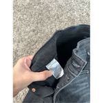 American Eagle super stretch super hi-rise crop flare black denim jeans size 0 Photo 7