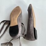 Vince Camuto  "Bevian" Grey Suede Ballet Flat Shoes Slip On Womens‎ Size 6.5 Photo 5