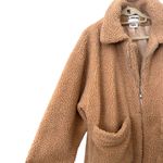 I am gia I.AM.GIA Pixie Teddy Oversized Coat Tan Medium Photo 2