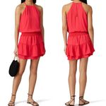 Krisa NWT  Revolve Smocked Waist Cami Mini Dress Pink Tier Size Medium Photo 1