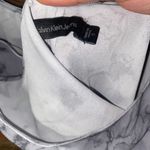 Calvin Klein Jeans Gray Marbled Criss-Cross Tank Top Women's Size Small Photo 4