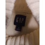 Gap Women’s Turtleneck Sweater Small Off White Cream Y2K Boho Prep Photo 8