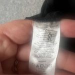 Loft Woman SP NWT Square neck crochet trim top short sleeve black Photo 2