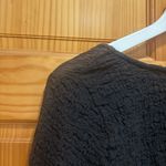 American Eagle Size Small Dark Grey Tie Front Crop Top. Photo 5