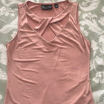 Avenue  Blush Pink Sleeveless Tank Top Photo 0