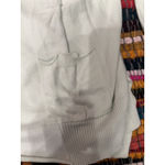 Lisa Todd Sweater Cream Loop Knit Sleeves And Pockets Size S 100% Cotton Photo 2