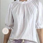 Sundry Pima Cotton Bubble Sleeve Top Size Bubblegum Pink LARGE Photo 0