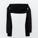 ZARA NWT STRAPLESS MULTI POSITIONAL TIE CROP TOP Photo 10