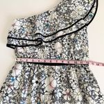 Likely Contour Daisy Delbarton Floral Asymmetrical Ruffle One Shoulder Dress 0 Photo 4