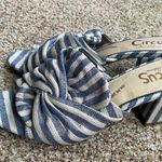 Sam Edelman Circus By Blue And Silver Wedge Sandals Size 6.5 Photo 0