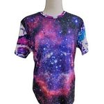 Imaginary Foundation Size S Tee Milky Way Tie Dye Purple Photo 0