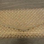 Lauren Lorraine  Jeweled Gold Clutch Photo 0