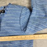 J.Crew  Louisa Lady Jacket Blazer in Sequin Tweed Blue Size 4 Photo 7