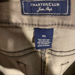 Charter Club  Women's Sz 6 Short Lexington Straight Leg Jeans Gray Cotton Blend Photo 7