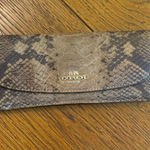 Coach  Soft Wallet In Python Embossed Leather Wallet  Photo 0