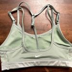 Nike women's Indy sports bra light support olive green size small Photo 1