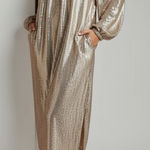 Anthropologie MARE MARE x Calliope Sequined Midi Dress - Small Photo 0