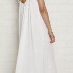 Rachel Pally Caity Linen Adjustable Tie Shoulder Relaxed Midi Dress Black Photo 1