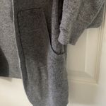 Lululemon Cabin Yogi Wrap Heathered Grey Slate Open Hooded Cardigan Small Photo 7
