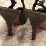 DV by Dolce Vit Leather Suede Slingback Heels Grey 7.5 Photo 2