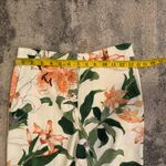 Ann Taylor  Petite Floral Wide Leg  Pants - Orange and Green Photo 5