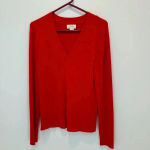 Anthropologie  Maeve Thea V-Neck Sweater size L Photo 3