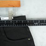 Nine West  Shorts Womens 10 Black High Rise Button Fly Stretch Denim Jean New Photo 3