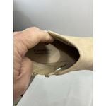 st. john's bay Womans St John’s Bay Loyola Booties 9 M Beige Memory Foam Side Zip Block Heel Photo 7