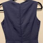 Reiss  Faulkner V-Neck Wool Blend Dress, Navy, Size 4 Photo 8