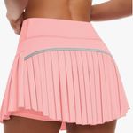 Amazon Women’s Pink Pleated Tennis Skirt Size Medium Photo 0