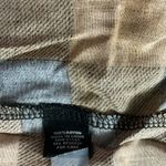 Miss Lili  Checkered Zipper Top in Black and Tan Photo 4