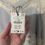 ZARA Lace Slip Dress light blue Photo 3