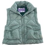 OOFWear Vest Womens 46 Medium‎ 8 Blue Puffy Quilted Insulated Oversized Photo 1