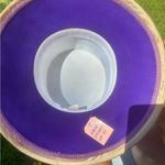 Grace Vintage New With Tags Dead Stock Purple Gold Church Funeral Derby Hat Photo 5