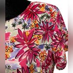 Lee Kathie Collection Vintage Tropical Coastal Hawaiian Beach Vacation Dress Photo 3