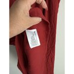 Ava & Viv  Women's 3X Balloon Elbow Sleeve Smocked Dress Red Flowy Pockets NEW Photo 8