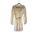 Jonathan Simkhai Women's Ivory Avra Embroidered Detail Long Sleeve Dress 2 $695 Photo 2