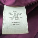 Eliza J  Wine Burgundy Ruffle Front Sleeveless Cocktail Gown Size 2 NWT Photo 7