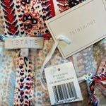 1. State  Top Women Medium Split Back Tank Print High Low Cami Summer‎ Sleeveless Photo 5