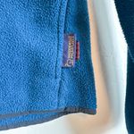 Woolrich | 90s Vintage Malden Mills Polar Fleece Full Zip Jacket Cropped Blue Photo 2