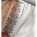 Good American  Womens Faux Leather Pants Size 15 Cream Straight High Rise NWT Photo 5