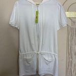 Gianni Bini nwt //  adia full zip short sleeve sweater with pockets Photo 13