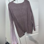 Caslon Brand Lilac Soft Sweater w/ Side Pockets & V Cut Side Slits - Size M Photo 4